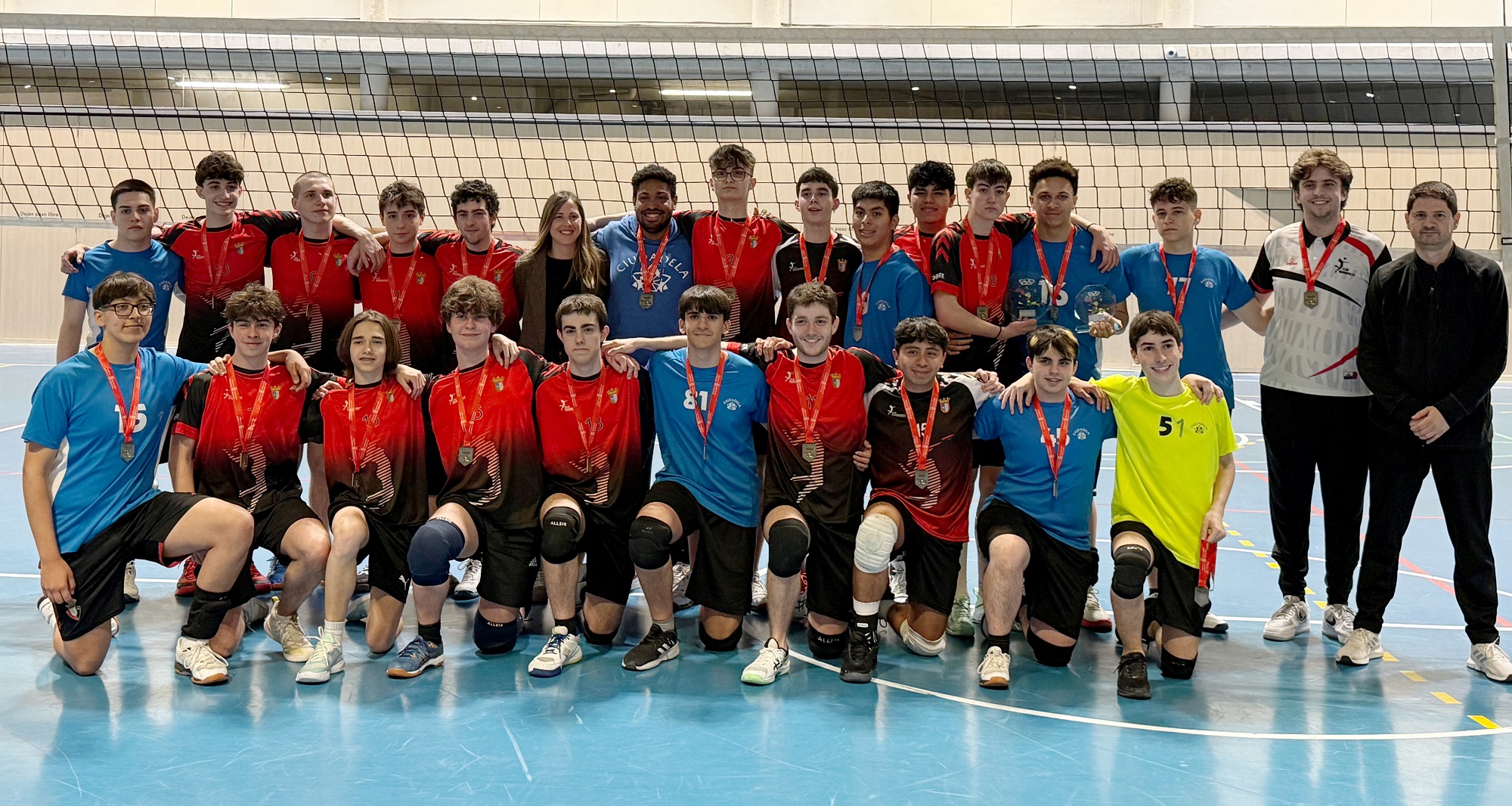 El estadio Larrabide de Pamplona acogió la disputa de las finales de los JDN cadete (femenina y masculina) y juvenil (masculina)